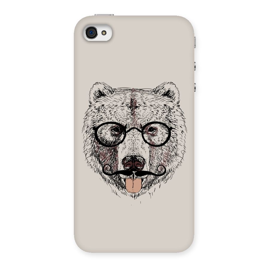 Studious Bear Back Case for iPhone 4 4s