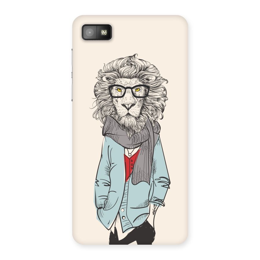 Stylish Lion Back Case for Blackberry Z10