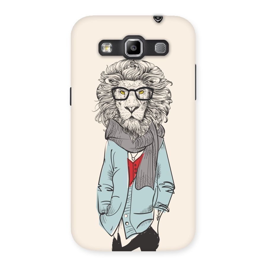 Stylish Lion Back Case for Galaxy Grand Quattro