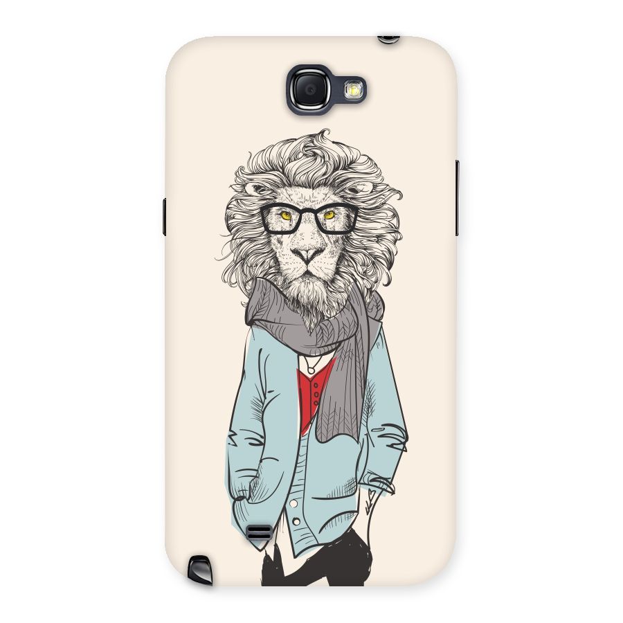 Stylish Lion Back Case for Galaxy Note 2