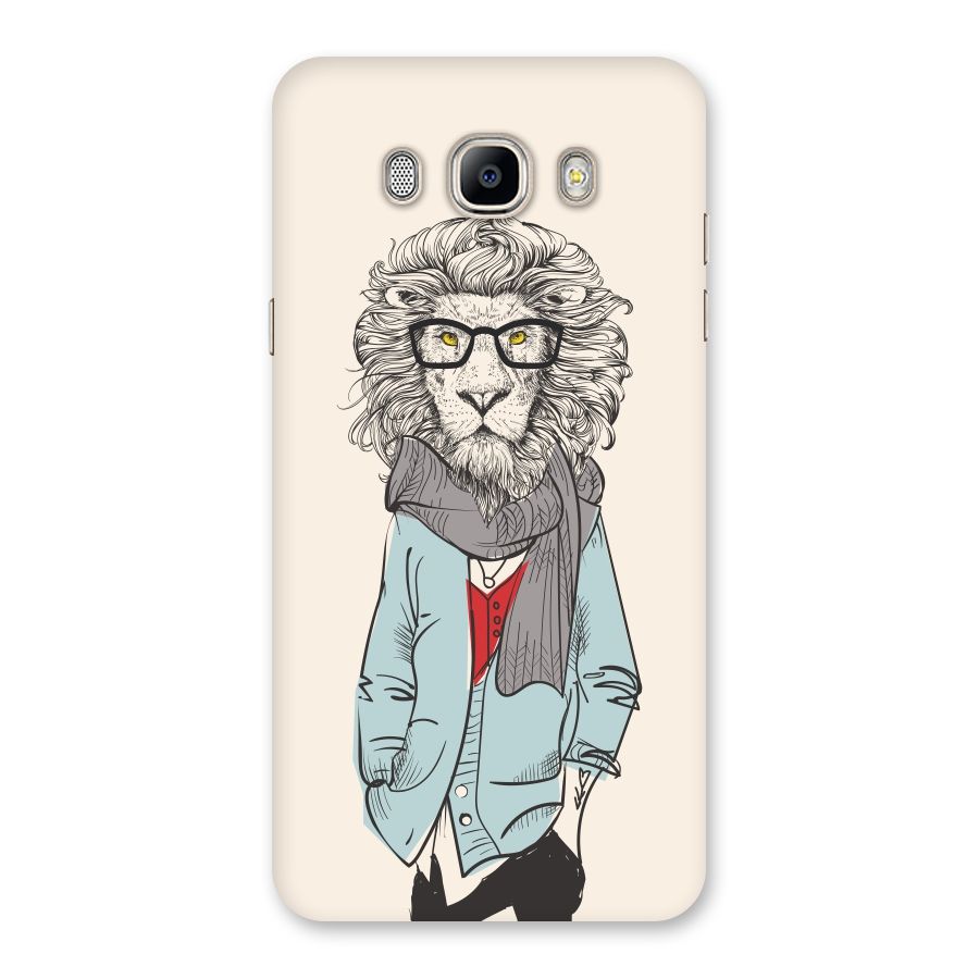 Stylish Lion Back Case for Galaxy On8