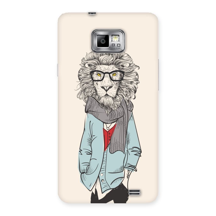 Stylish Lion Back Case for Galaxy S2