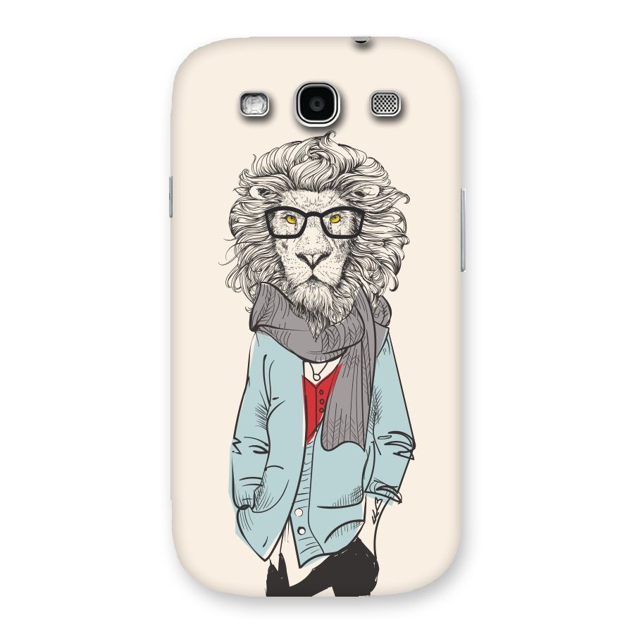 Stylish Lion Back Case for Galaxy S3