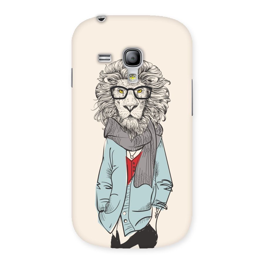 Stylish Lion Back Case for Galaxy S3 Mini