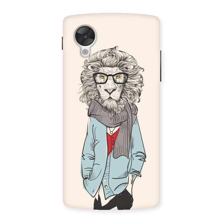 Stylish Lion Back Case for Google Nexsus 5