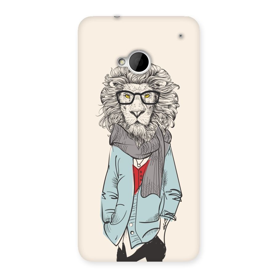 Stylish Lion Back Case for HTC One M7