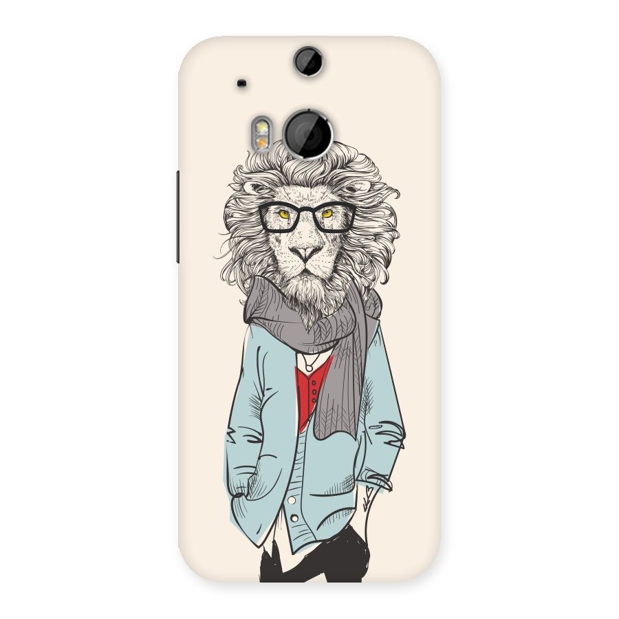 Stylish Lion Back Case for HTC One M8