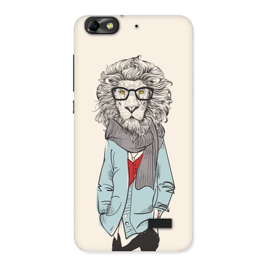 Stylish Lion Back Case for Honor 4C
