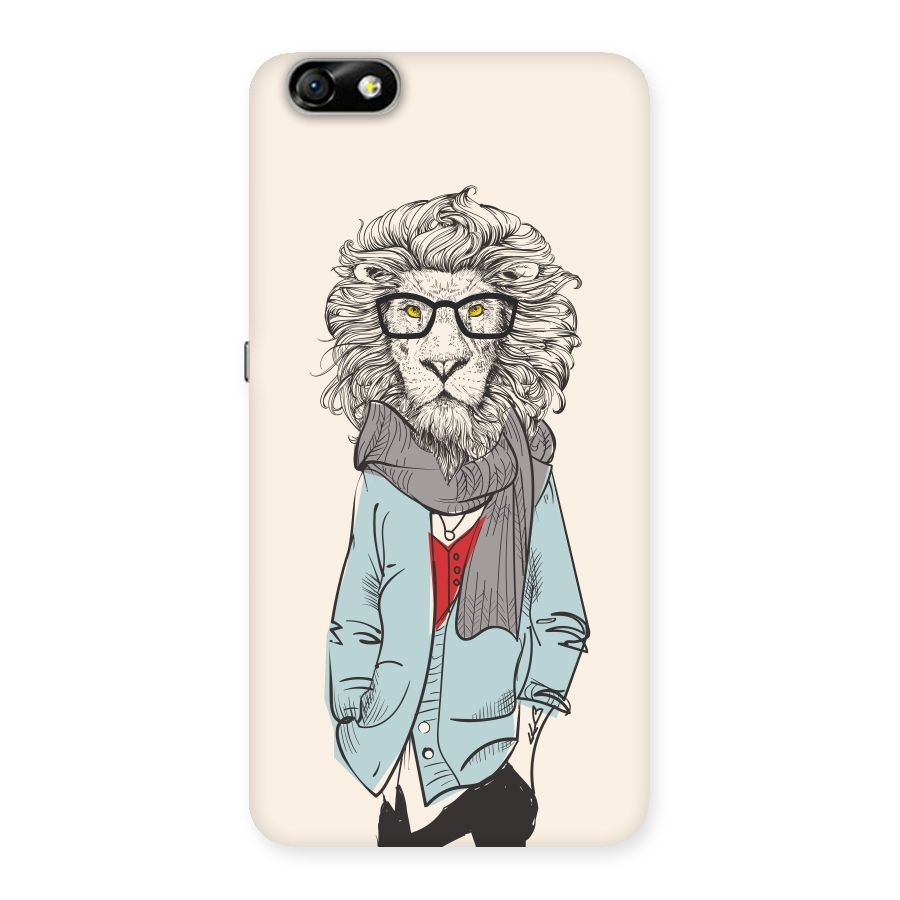 Stylish Lion Back Case for Honor 4X