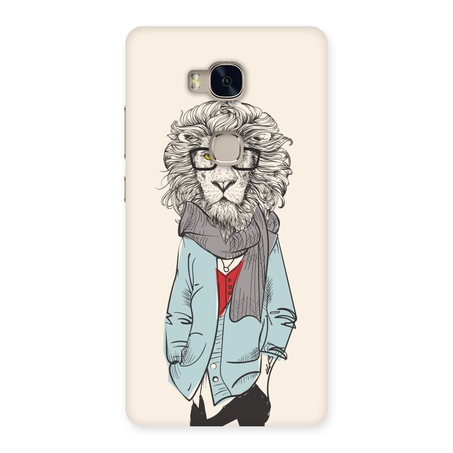 Stylish Lion Back Case for Huawei Honor 5X