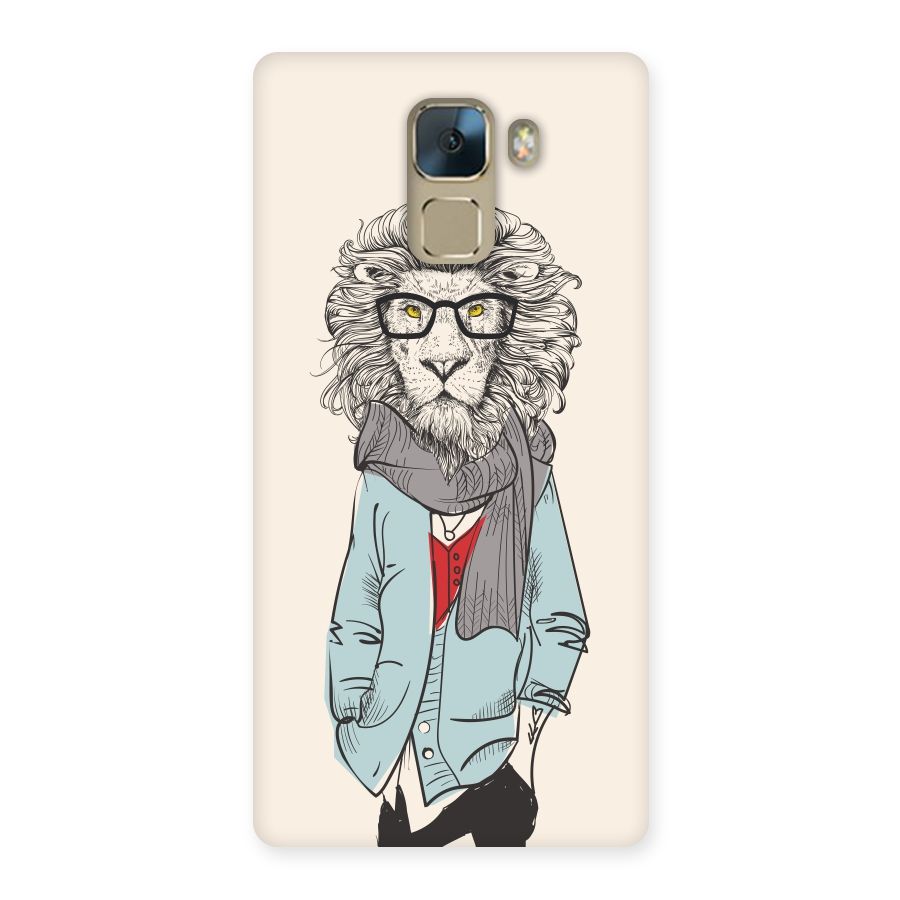 Stylish Lion Back Case for Huawei Honor 7