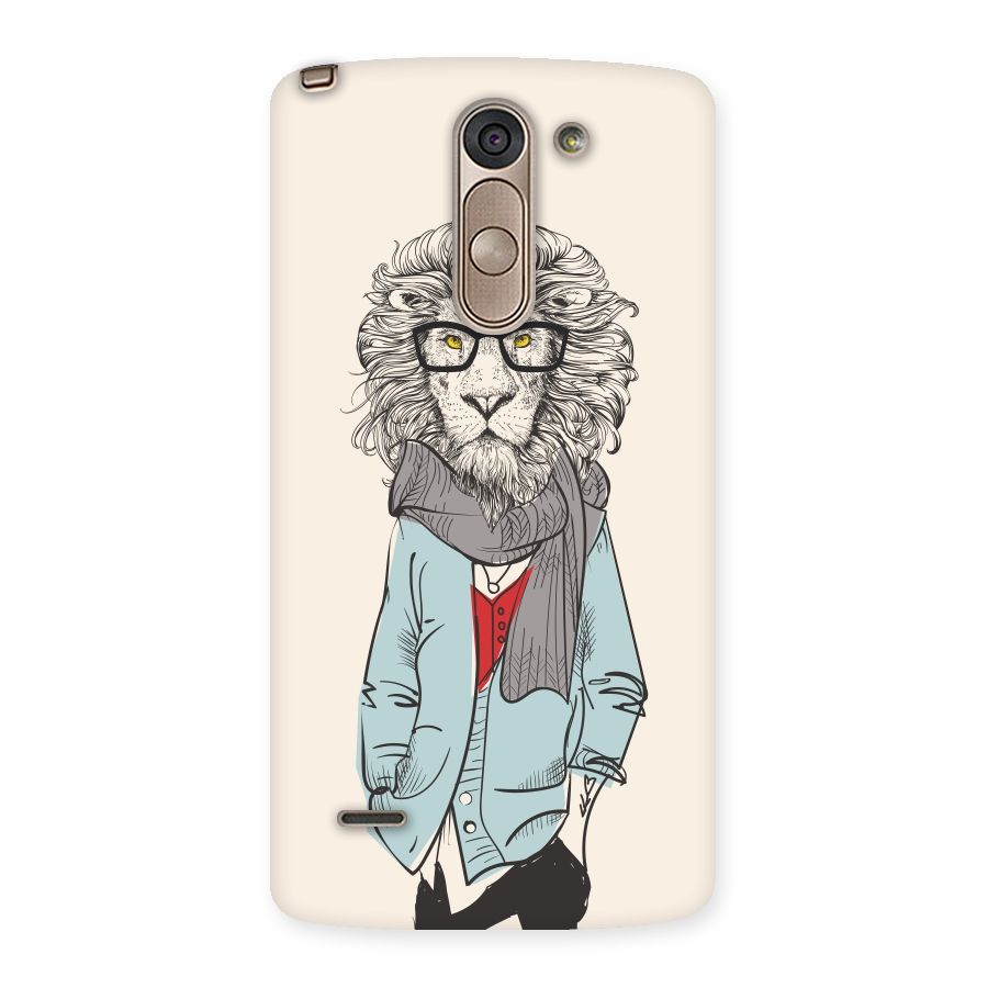 Stylish Lion Back Case for LG G3 Stylus
