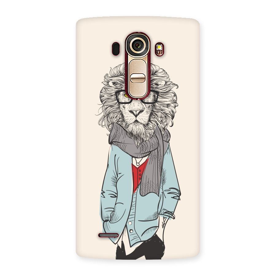 Stylish Lion Back Case for LG G4