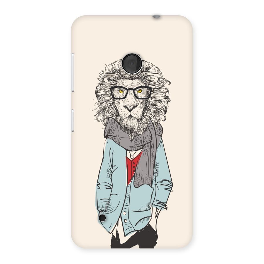 Stylish Lion Back Case for Lumia 530