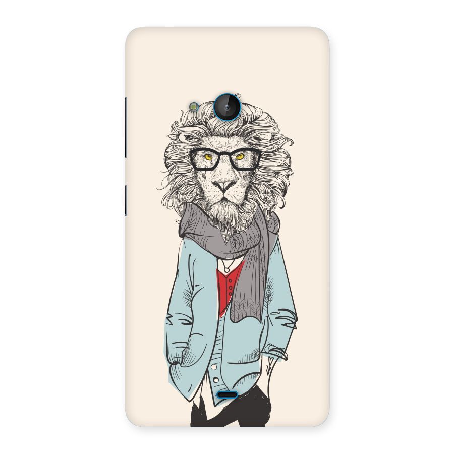 Stylish Lion Back Case for Lumia 540
