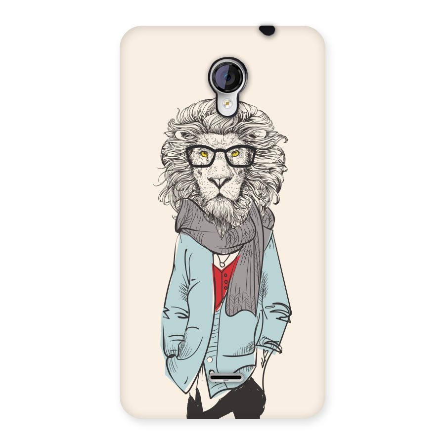 Stylish Lion Back Case for Micromax Unite 2 A106