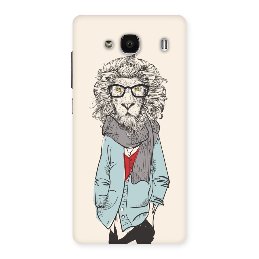 Stylish Lion Back Case for Redmi 2