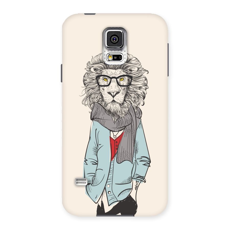 Stylish Lion Back Case for Samsung Galaxy S5