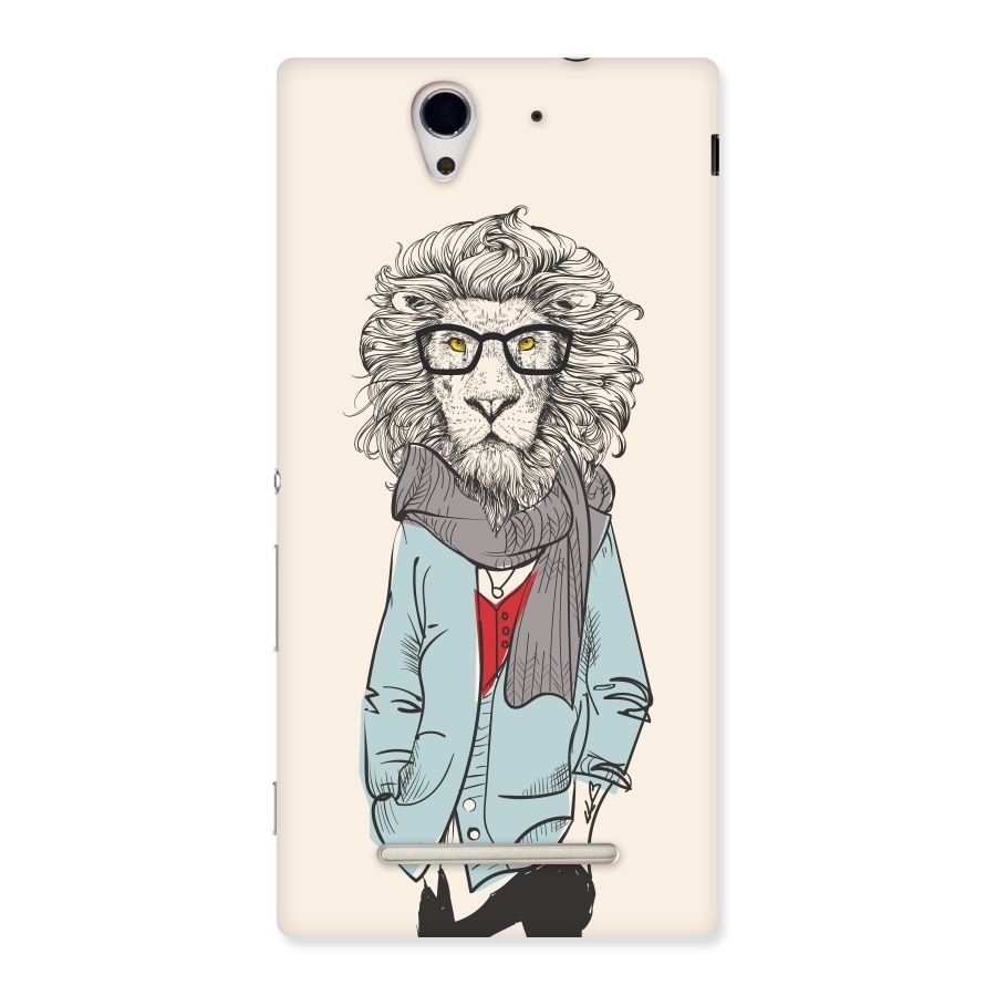 Stylish Lion Back Case for Sony Xperia C3