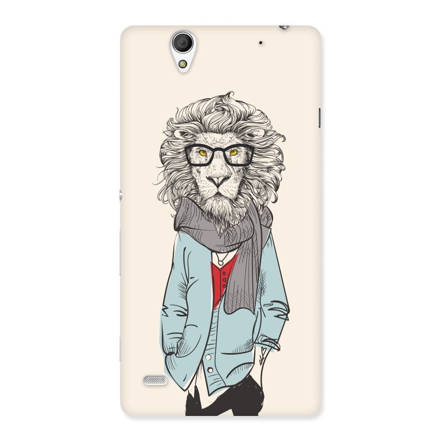 Stylish Lion Back Case for Sony Xperia C4
