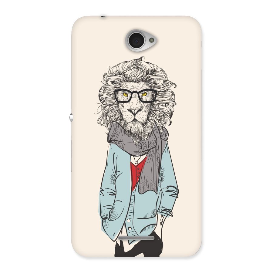 Stylish Lion Back Case for Sony Xperia E4