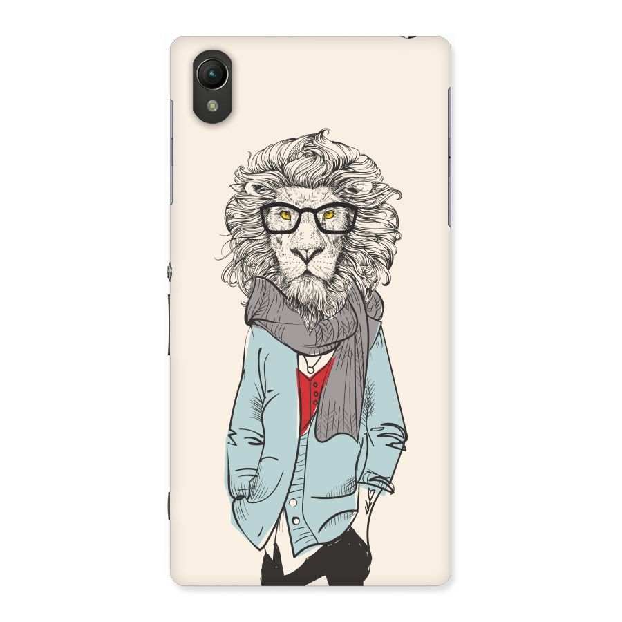 Stylish Lion Back Case for Sony Xperia Z1
