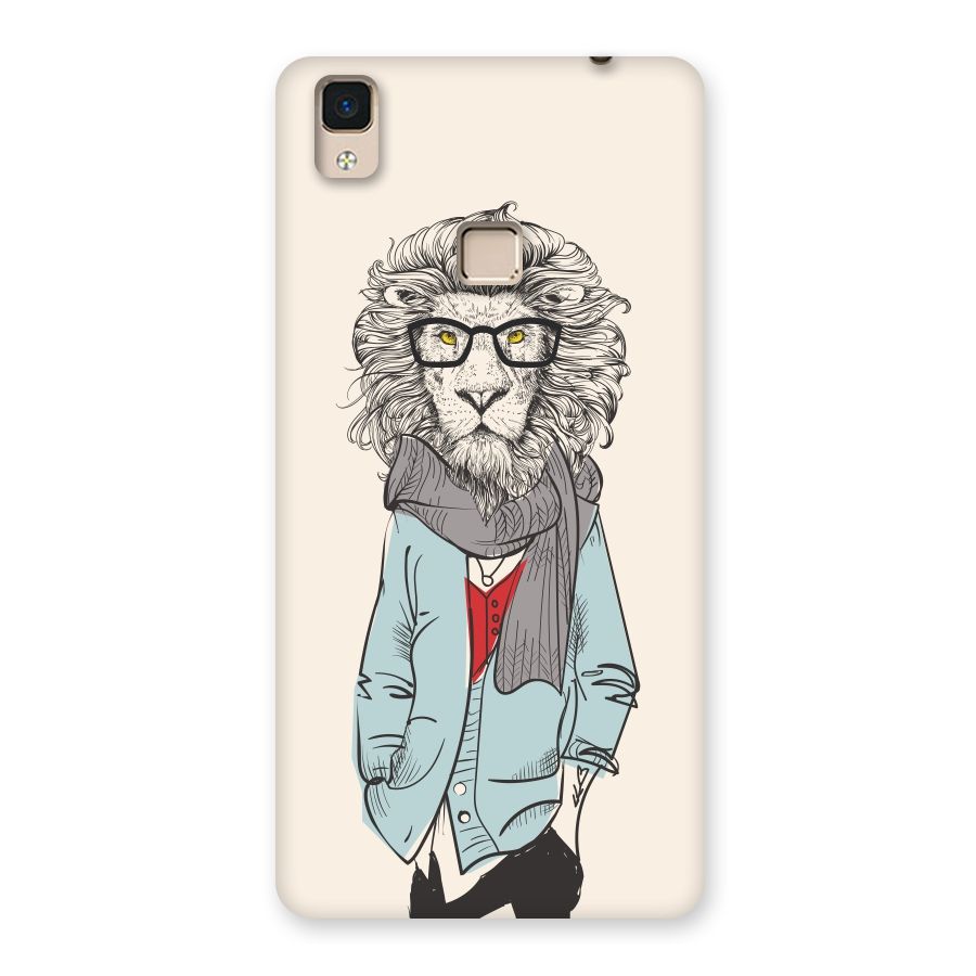 Stylish Lion Back Case for V3 Max