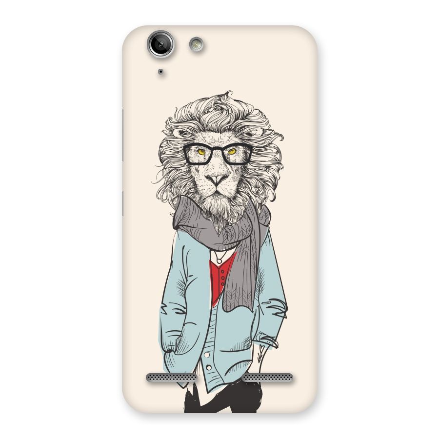 Stylish Lion Back Case for Vibe K5