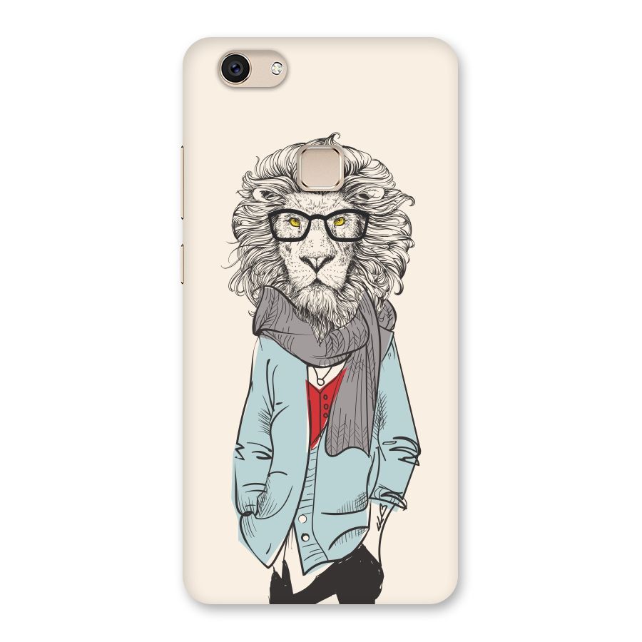 Stylish Lion Back Case for Vivo V7