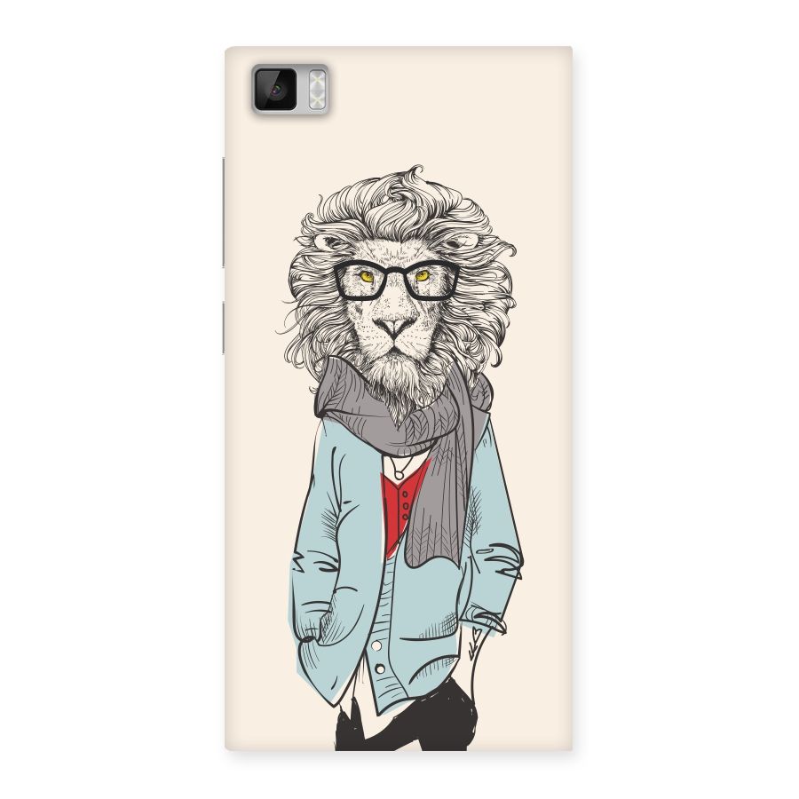 Stylish Lion Back Case for Xiaomi Mi3
