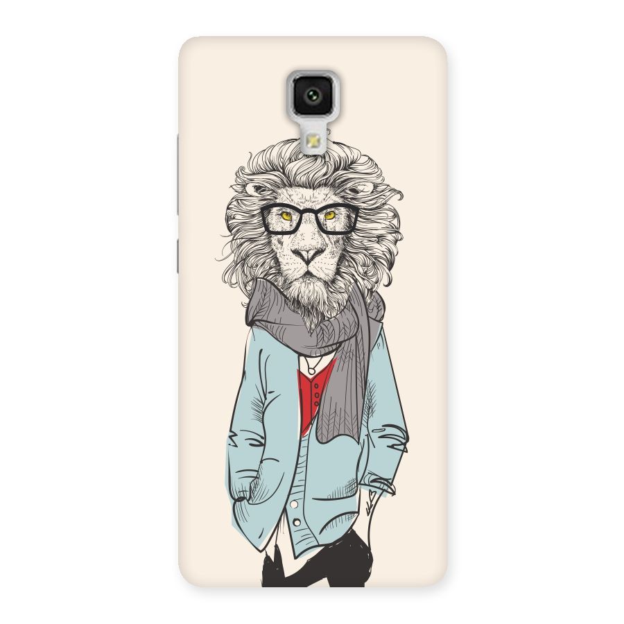 Stylish Lion Back Case for Xiaomi Mi 4