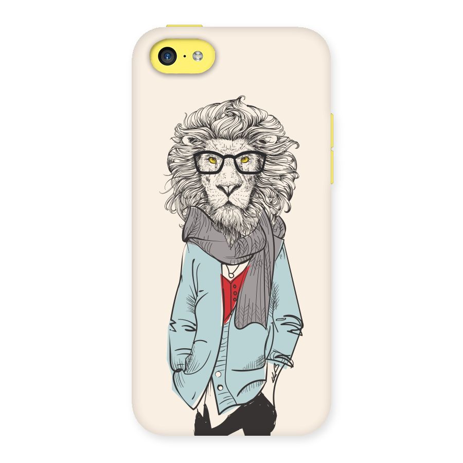 Stylish Lion Back Case for iPhone 5C