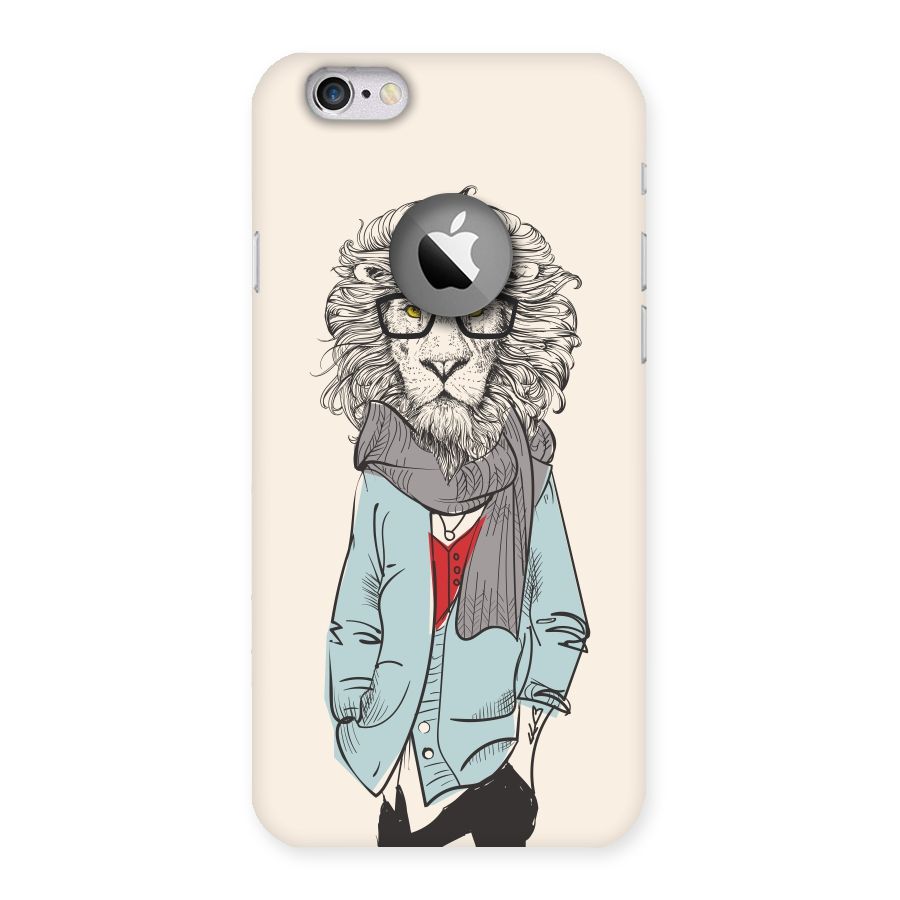 Stylish Lion Back Case for iPhone 6 Logo Cut