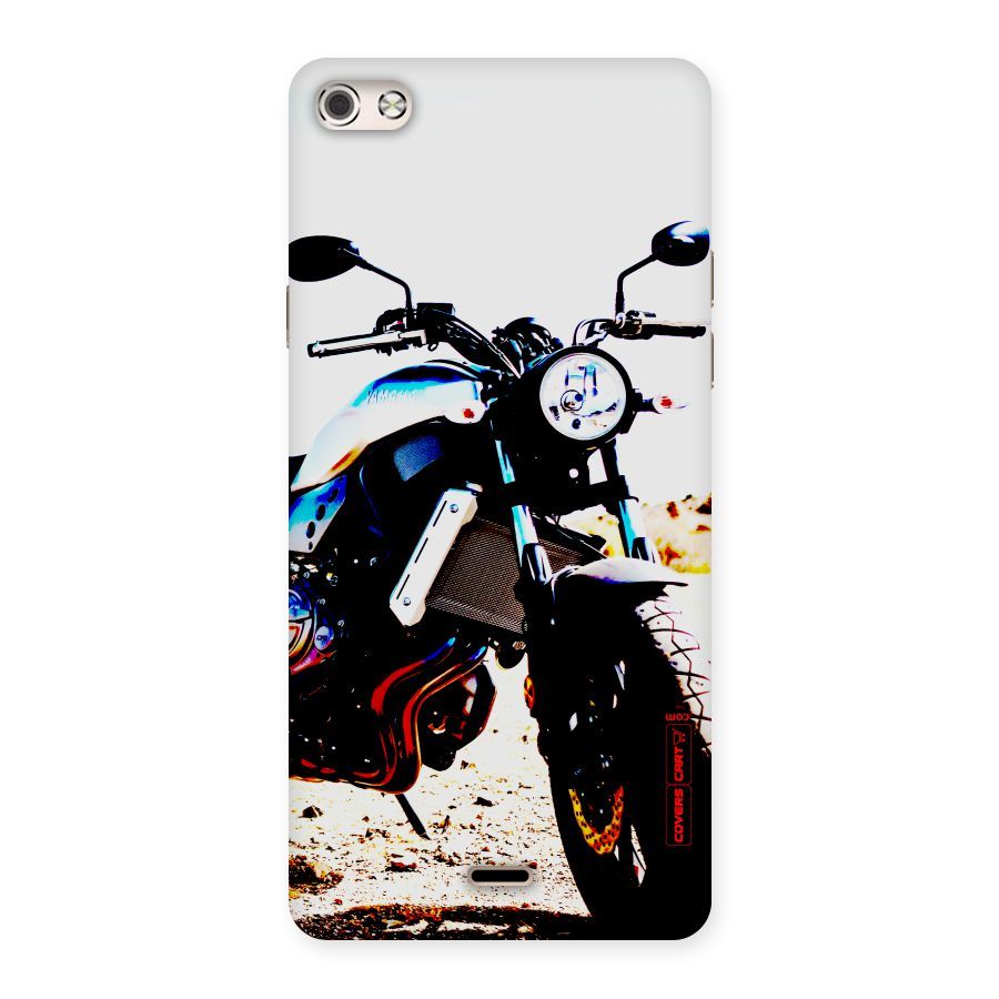 Stylish Ride Extreme Back Case for Micromax Canvas Silver 5