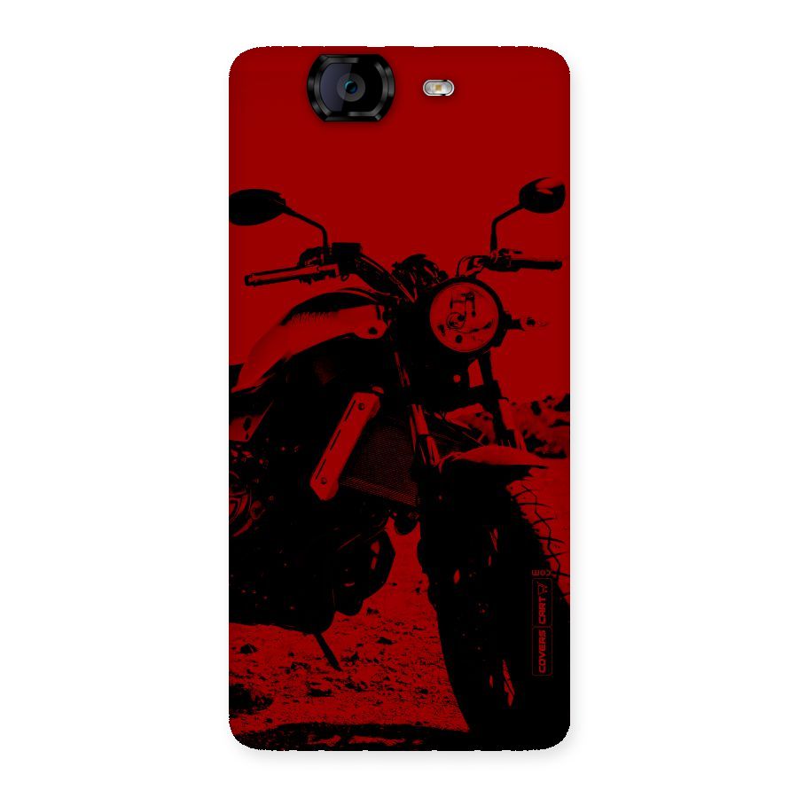 Stylish Ride Red Back Case for Canvas Knight A350