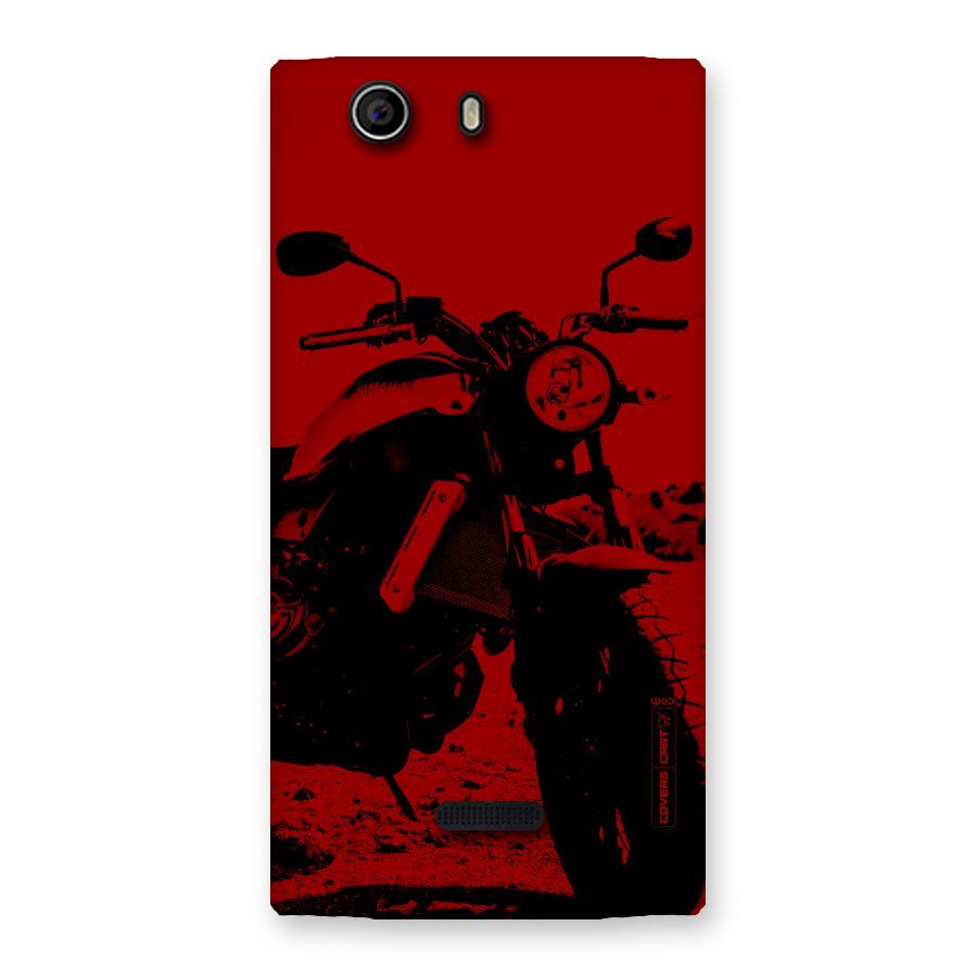 Stylish Ride Red Back Case for Canvas Nitro 2 E311