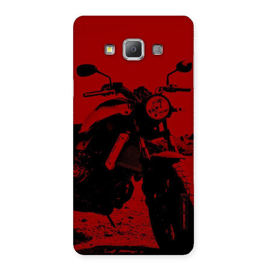 Stylish Ride Red Back Case for Galaxy A7