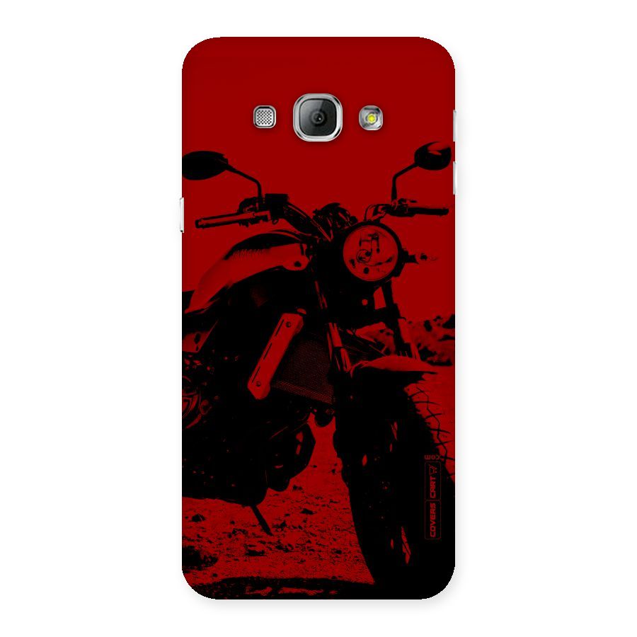 Stylish Ride Red Back Case for Galaxy A8