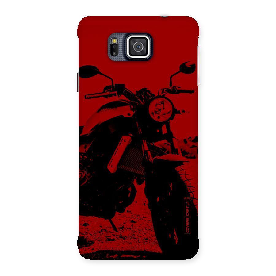 Stylish Ride Red Back Case for Galaxy Alpha