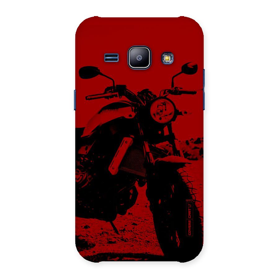 Stylish Ride Red Back Case for Galaxy J1