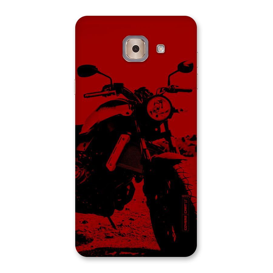 Stylish Ride Red Back Case for Galaxy J7 Max