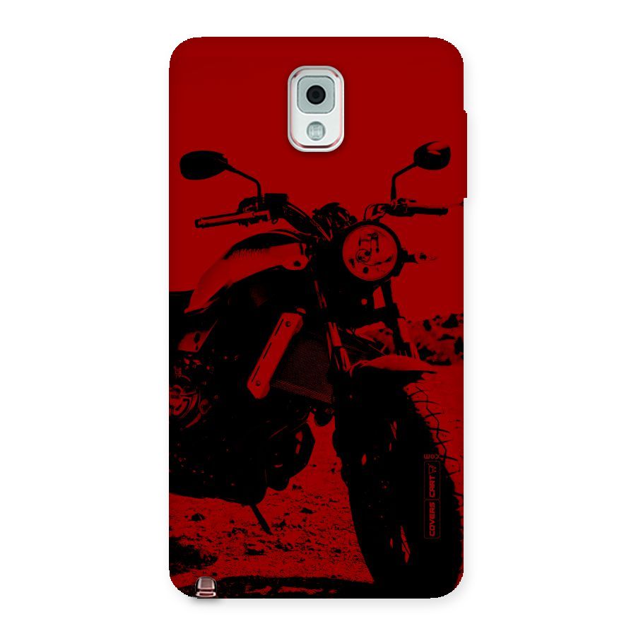 Stylish Ride Red Back Case for Galaxy Note 3