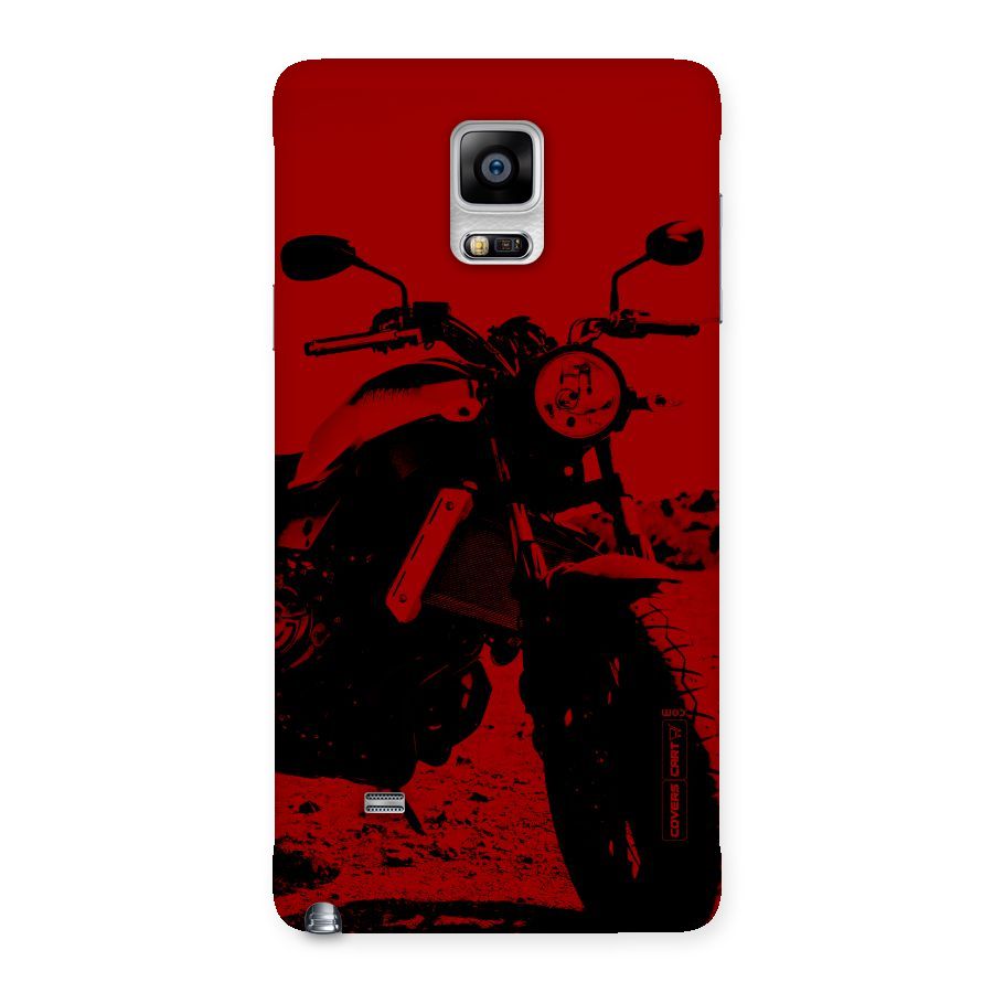 Stylish Ride Red Back Case for Galaxy Note 4