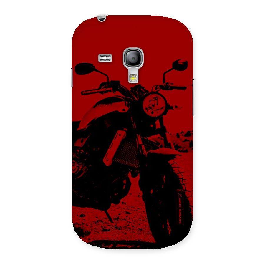 Stylish Ride Red Back Case for Galaxy S3 Mini