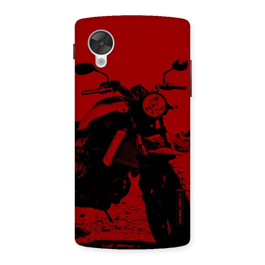 Stylish Ride Red Back Case for Google Nexsus 5