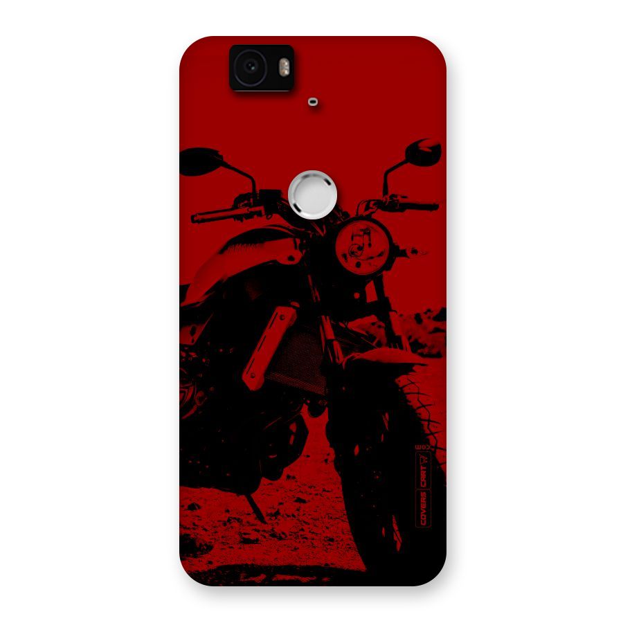 Stylish Ride Red Back Case for Google Nexus-6P
