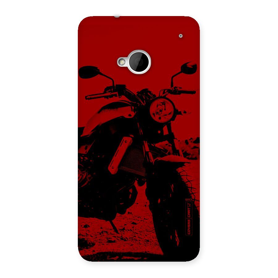 Stylish Ride Red Back Case for HTC One M7