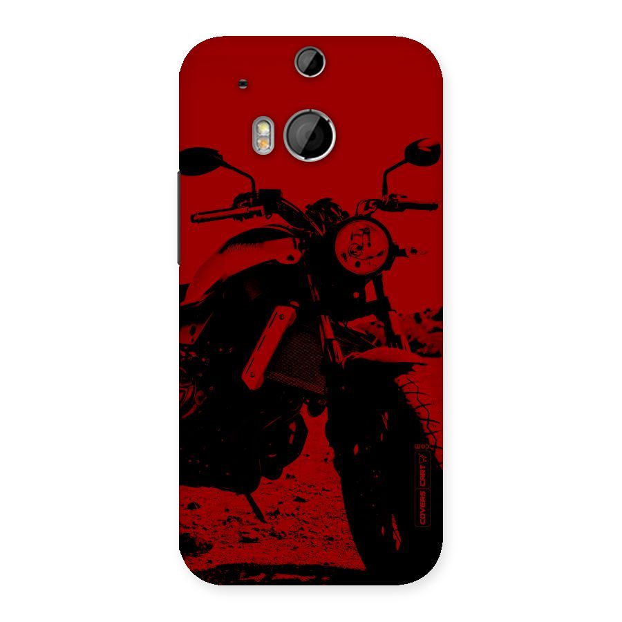 Stylish Ride Red Back Case for HTC One M8