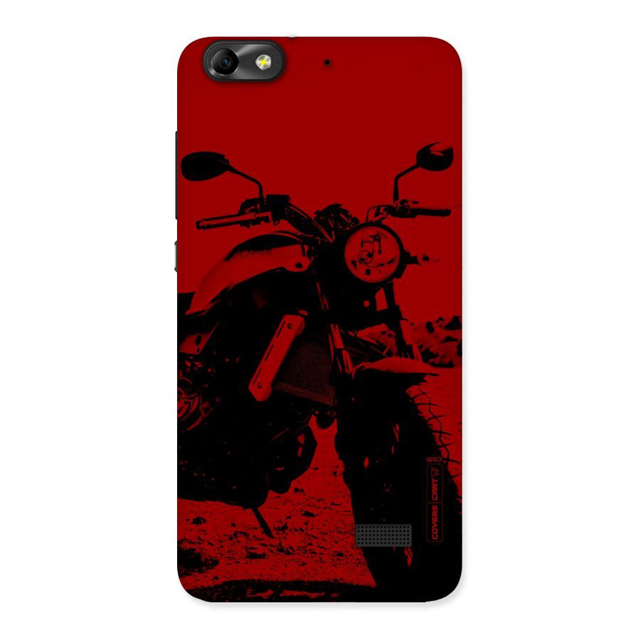 Stylish Ride Red Back Case for Honor 4C