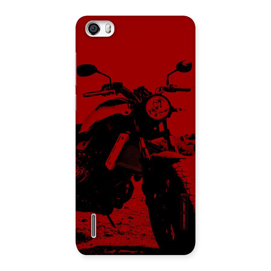 Stylish Ride Red Back Case for Honor 6